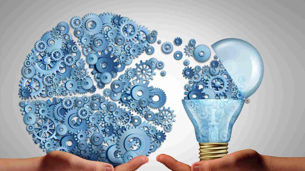 Lightbulb and cogs - representing holistic innovation