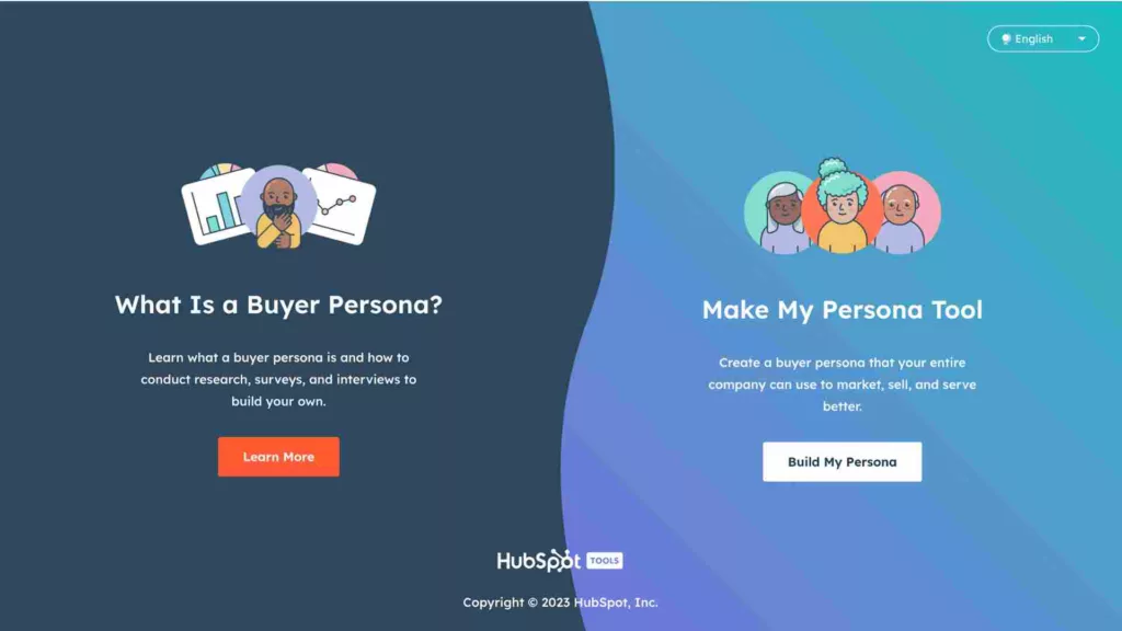 MakeMyPersona Home Page 