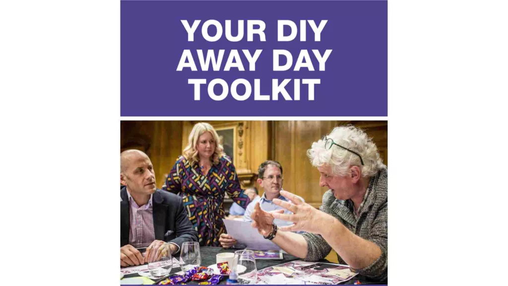 Front Cover of Dr. Jo North's DIY Team Away Day Toolkit