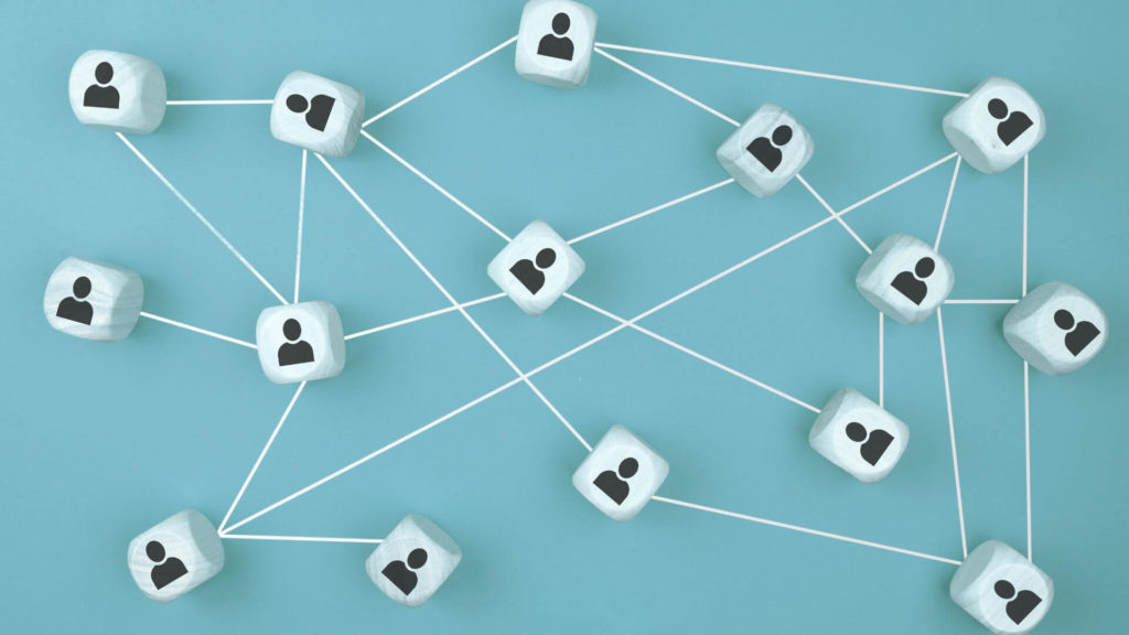 Network symbolising an innovation ecosystem